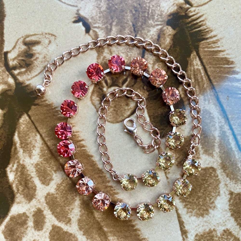 ❤️🧡💛Authentic Grounding Rhinestone Necklace💛🧡❤️